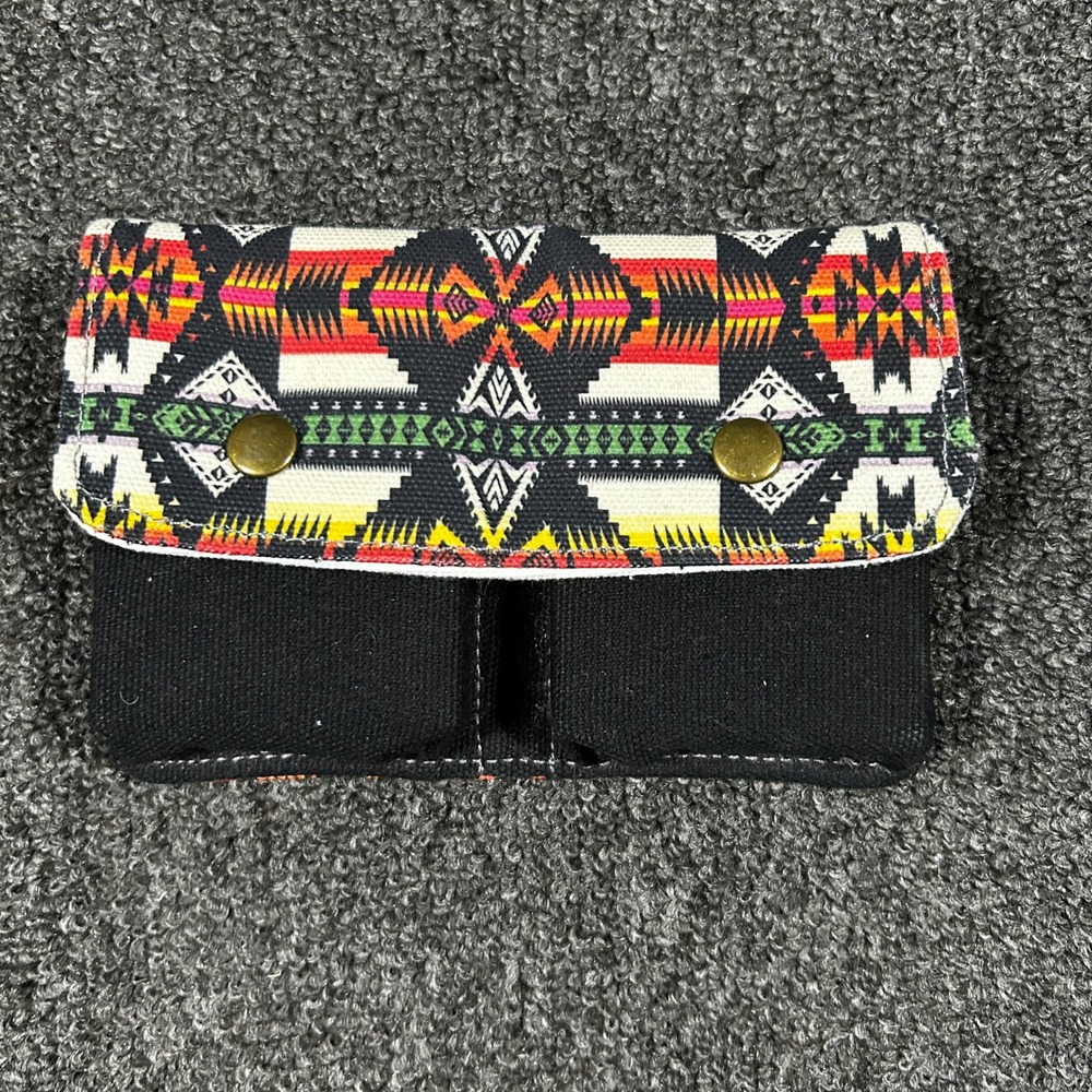 Pendleton Playing Cards Set 2 Decks Canvas Case Multicolor Geometric Excellent
